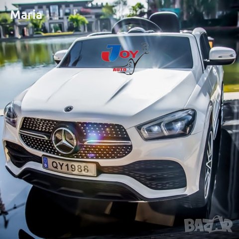 Акумулаторен джип Mercedes GLE450 Licensed 12V батерия,MP3, с меки гуми с Кожена седалка,Металик боя, снимка 3 - Детски велосипеди, триколки и коли - 34367605