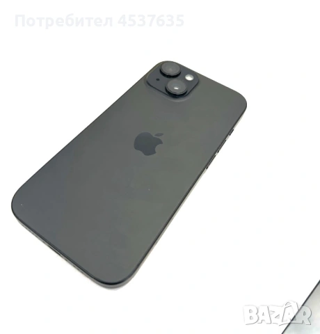 iPhone 15 Черен – 256GB | 100% капацитет Батерия