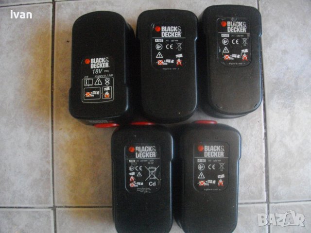 Black Decker-18 Волта-Батерия-Английска-Добра-Блек Декер-Тип Шейна, снимка 12 - Винтоверти - 36821274