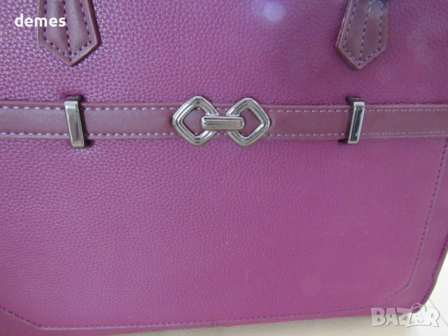 Нова лилава дамска чанта, снимка 5 - Чанти - 53967391