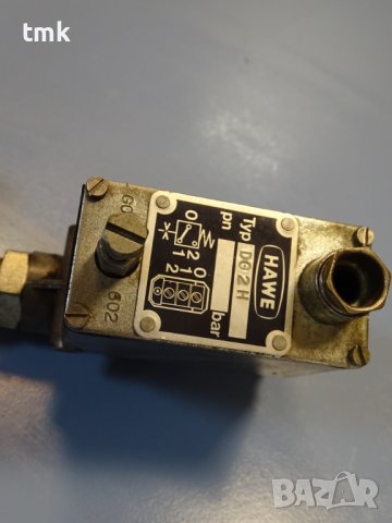 Пресостат хидравличен HAWE DG2H hydraulic pressure switch, снимка 3 - Резервни части за машини - 42364792