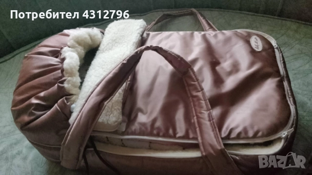 Порт бебе в отлично състояние с вълна отвътре, снимка 3 - Други - 52678361