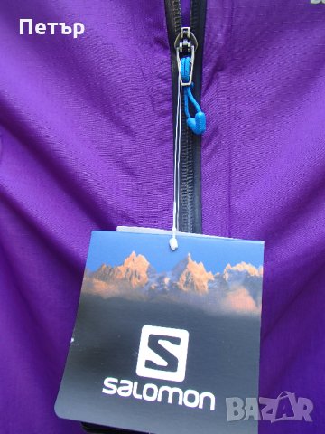 Продавам ново дамско много леко водоустойчиво лилаво яке Salomon, снимка 2 - Якета - 29184375