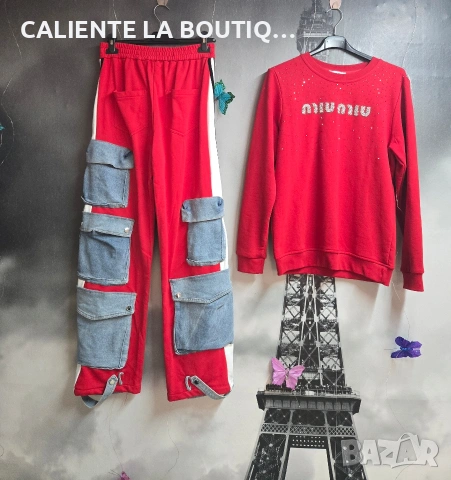 Дамски дънки с карго джобове , снимка 3 - Дънки - 54235558