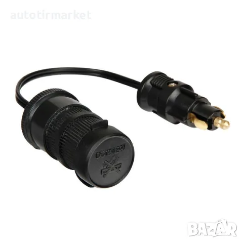 Адаптор Евро – букса/DIN 12 – 24V – Lampa 39028