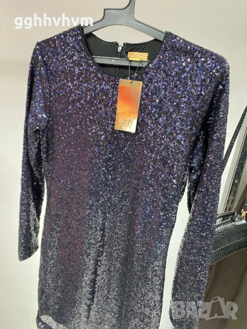 Блестяща рокля на h&m, снимка 5 - Рокли - 52651950