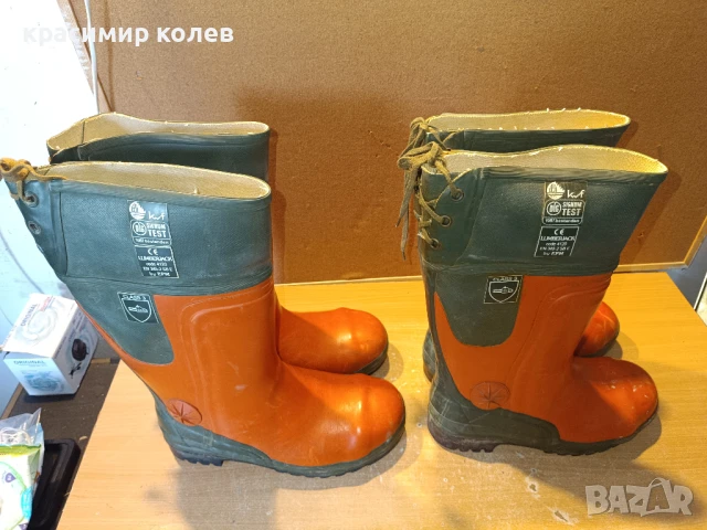 немски ботуши за дървосекачи "LUMBERJACK"/43 и 45/, снимка 5 - Други инструменти - 50460220