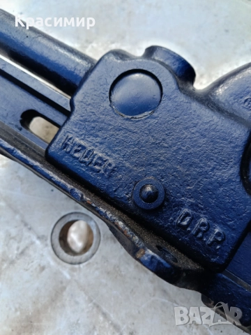 Немско стоманено менгеме - 18 кг. "HEUER" отлично състояние , снимка 3 - Менгемета - 52919545