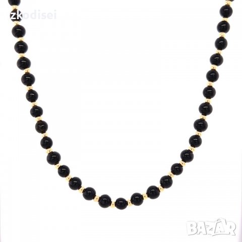 Златен синджир с топчета 7,77гр. 58см. 14кр. проба:585 модел:11614-2, снимка 2 - Колиета, медальони, синджири - 39211811