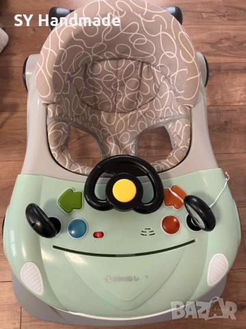 KIKKA BOO Проходилка CAR MINT/GREY