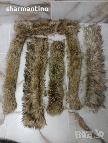 лот 5 броя яки с косми за дрехи - 28 лв