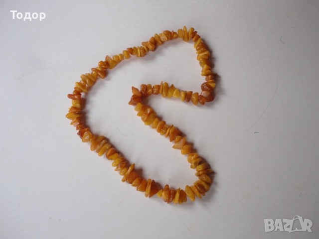 Страхотно колие гердан балтийски кехлибар 20