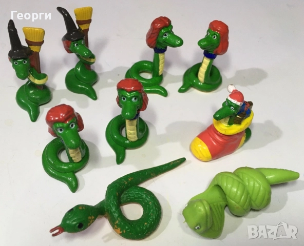 Лот змиички от Киндер и други от Италия. (Kinder Surprise)
