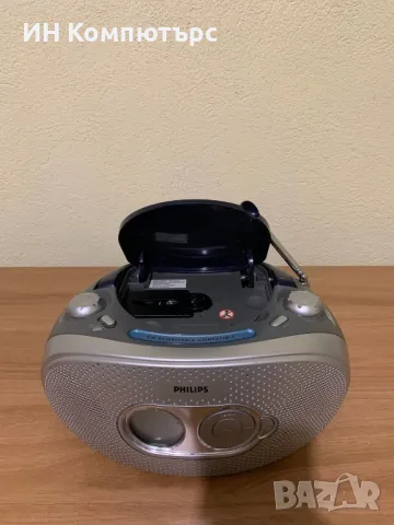 Продавам портативен радио диск плеър Philips AZ1021, снимка 2 - Радиокасетофони, транзистори - 49393880