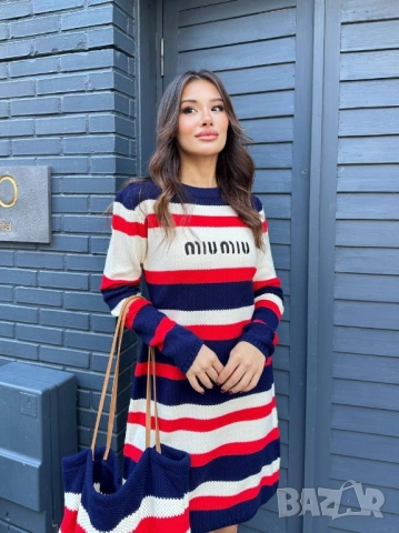 рокля с чанта miu miu , снимка 3 - Рокли - 51593214