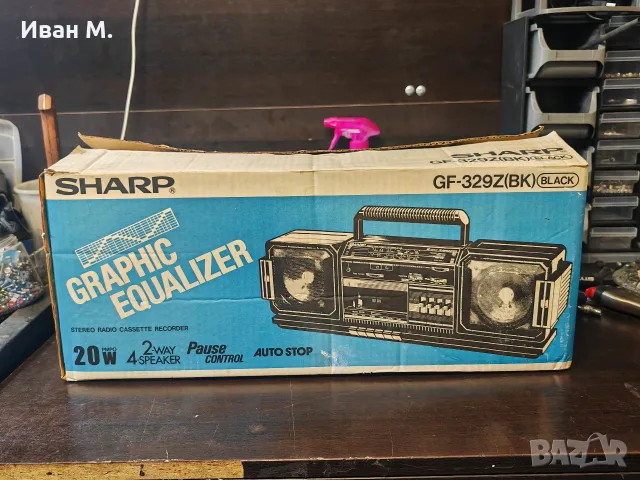 Касетофон Sharp GF-329Z , снимка 6 - Радиокасетофони, транзистори - 55929067