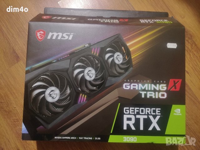 RTX 3090 MSI GAMING X TRIO 24GB GDDR6X, снимка 3 - Видеокарти - 42369703