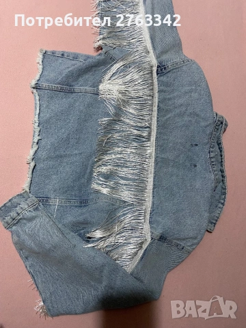 Дънково яке xs-s размер, снимка 2 - Якета - 54101146