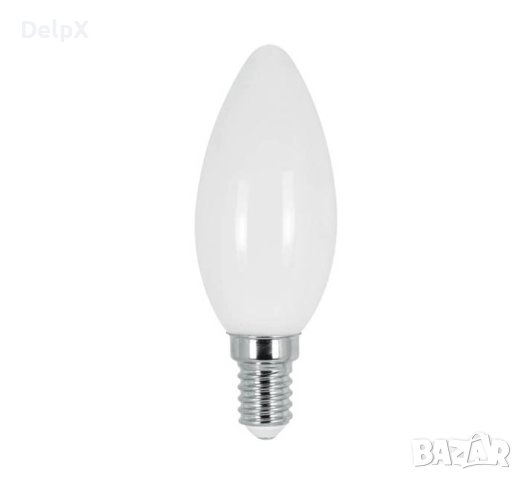 Лампа свещ, LED, клас F, цокъл E14, 220V, 6W, 4000K