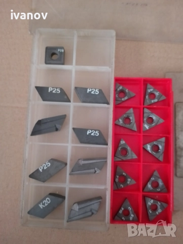 Твърдосплавни пластини ,нови., снимка 2 - Стругове - 52503146