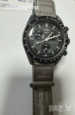 Часовник Swatch Omega Mission To Mercury, снимка 8 - Мъжки - 53232842