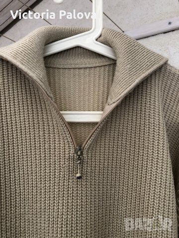 Тренд поло с цип, снимка 2 - Блузи с дълъг ръкав и пуловери - 30757635