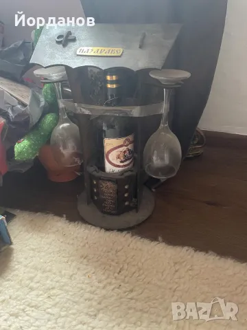 Комплект за подарък и чаша за вино