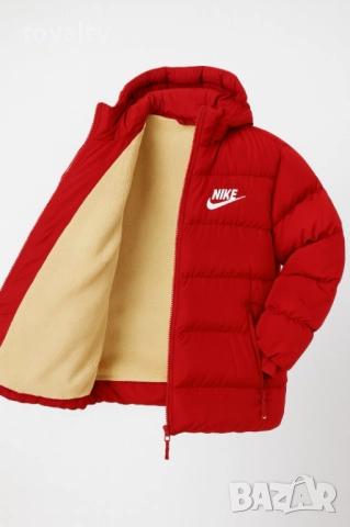 Nike Червено Детско Яке , снимка 3 - Детски якета и елеци - 52642091
