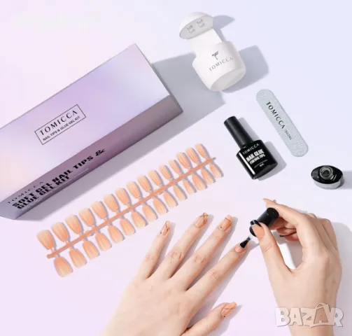 TOMICCA Soft Gel Nail Tips Комплект гел нокти