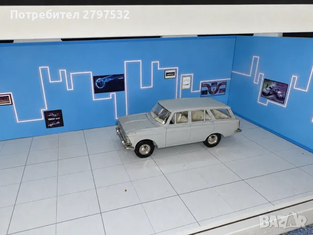 НА ЧАСТИ! Москвич 426 А3 комби 1:43 СССР - оригинални части Tantal Novoexport кутия, снимка 3 - Колекции - 56184997