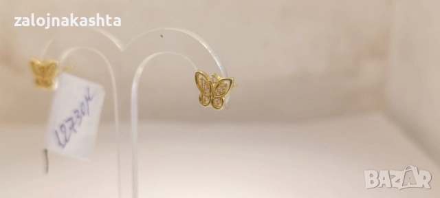 Нови-Златни обеци-1,20гр/14кр, снимка 4 - Обеци - 52722739