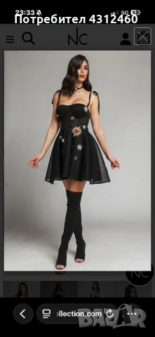 РОКЛЯ NIKOLE COLLECTION|Обличана веднъж|Като нова, снимка 2 - Рокли - 53898300