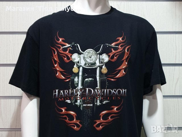 Нова мъжка тениска със ситопечат HARLEY DAVIDSON, мотори, снимка 8 - Тениски - 30100173
