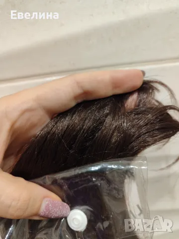 Изкуствена коса за удължаване 46 см на марка Biba Platinum (от Америка), снимка 6 - Аксесоари за коса - 48736052