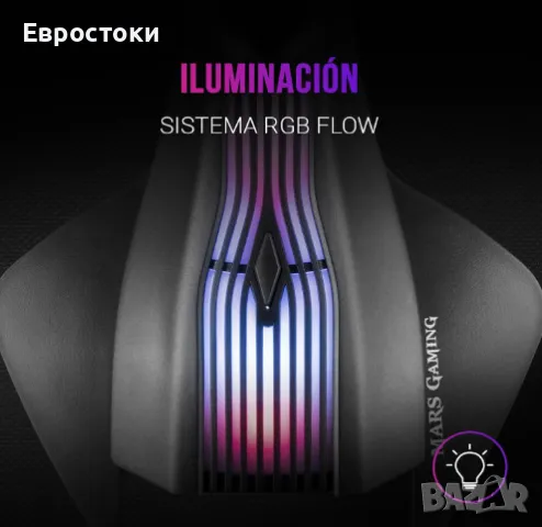 Гейминг микрофон Mars Gaming MMIC, USB геймърски микрофон RGB, гъвкав дизайн, Win/Mac/PS4/PS5, снимка 2 - Аксесоари - 48489475