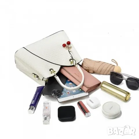 Дамска чанта White Cherry, снимка 7 - Чанти - 47938616
