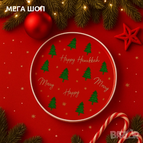 Практична Коледна табла с елхички, снимка 4 - Други стоки за дома - 52586360