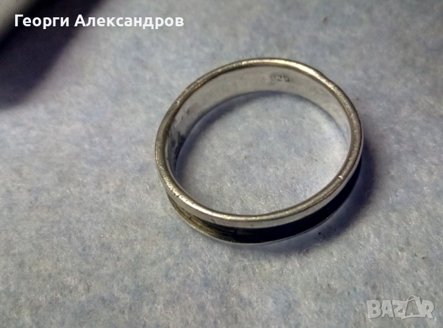 Стилен Винтидж АРТ Модел СРЕБЪРЕН ПРЪСТЕН Тип ХАЛКА Лакирано СРЕБРО 925, снимка 7 - Пръстени - 52776056