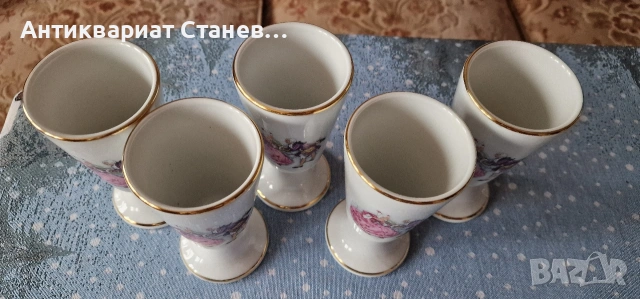 Комплект порцеланови чаши за какао, снимка 5 - Чаши - 53294935