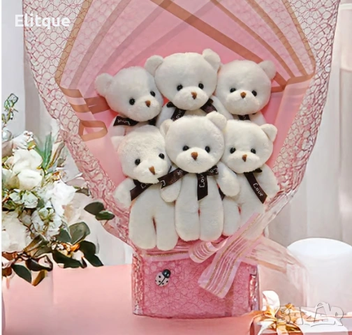 🎁 Премиум Плюшен Букет  