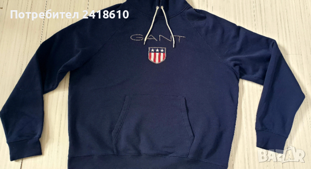 GANT Shield Hoodie Mens Size 4-  5XL НОВО! ОРИГИНАЛ! Мъжки Суичер!, снимка 14 - Суичъри - 53131049