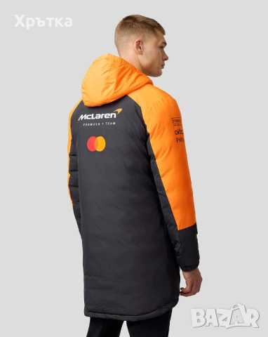 🏆 McLaren F1 Team Long Jacket - Оригинално мъжко яке / парка размер L, снимка 5 - Якета - 52755804