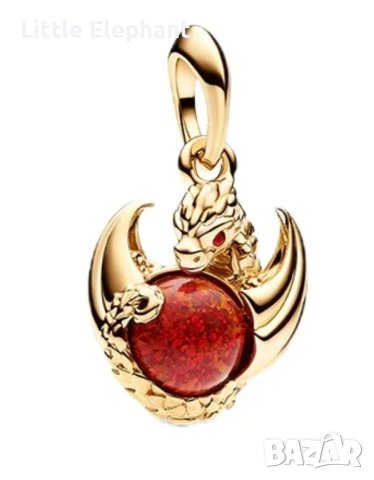 Pandora&Game of Thrones,сребърен висящ елемент Пандора"Сила и мощ"/нов