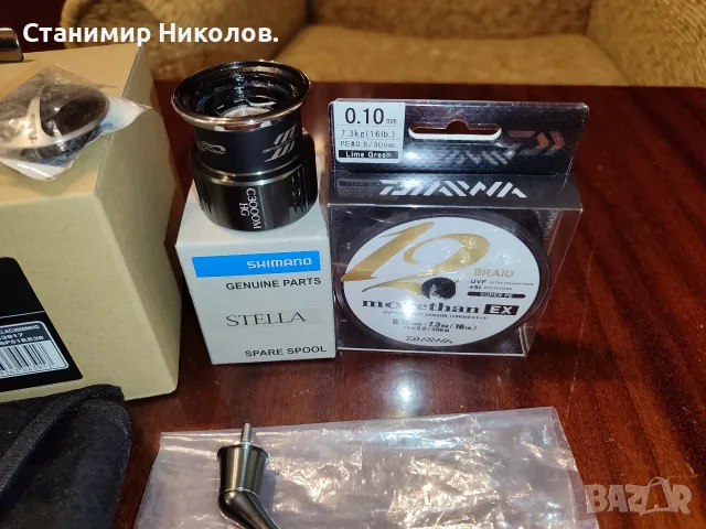 Макара Shimano 22 Stella C3000MHG+Daiwa PE Morethan X12 Braid 300m., снимка 3 - Макари - 55994457
