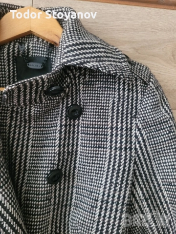 Зимно палто с коланче Amisu, снимка 4 - Палта, манта - 52866266