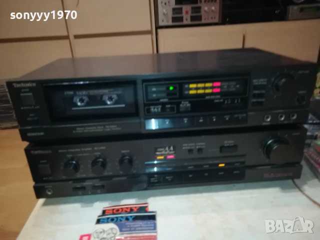 TECHNICS-MADE IN JAPAN-DECK+AMPLI ВНОС SWISS 3105251851, снимка 4 - Ресийвъри, усилватели, смесителни пултове - 50497703