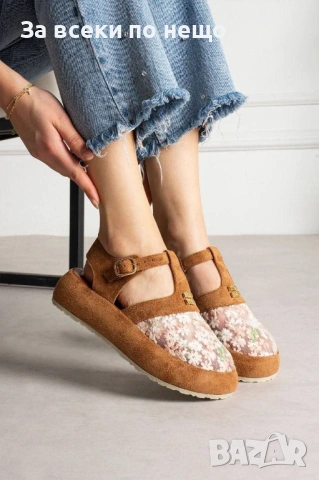 Miu Miu Дамски Затворени Сандали Миу Миу - Различни Цветове Код E1320, снимка 5 - Сандали - 54142013