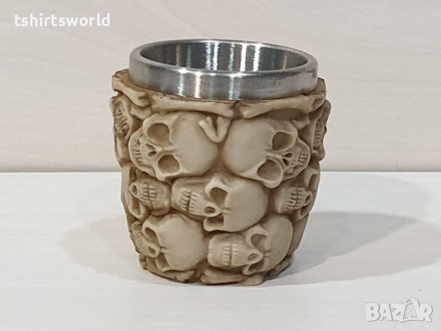 Нова 3D чаша с малки Черепи, снимка 2 - Подаръци за мъже - 37435113