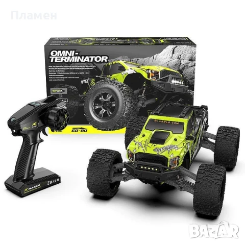Количка с дистанционно управление Rlaarlo Omni Terminator 1:10 Scale RTR Безчетков мотор 2200 mAh, снимка 6 - Друга електроника - 51185270