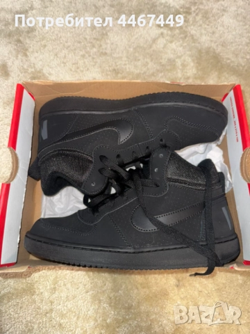 НОВИ детски маратонки  Nike Court Borough Mid 2, снимка 3 - Детски маратонки - 52604704